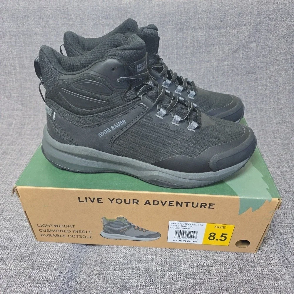 Eddie Bauer Men's Outdoor Boot Size 8.5 Rapoza Grey